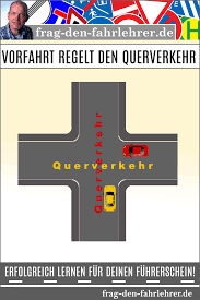 Vorfahrt Regelt Den Querverkehr Vorfahrt Verkehr Fahrzeuge
