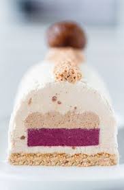 Une Buche Originale Et Tres Sympa Au Marron Et Au Buche Marron Originale Sympa Tres Une Fancy Desserts Parfait Desserts Winter Cake