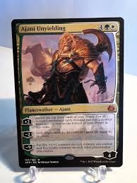 MTG Ajani Unyielding Aether Revolt 127184 Regular Mythic AER Planeswalker  | eBay