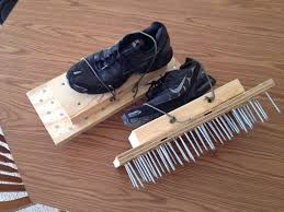 Do lawn aerator shoes work?. Homemade Lawn Aerator Shoes Aerate Lawn Diy Lawn Lawn Tool Storage