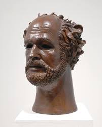 Robert Arneson, Self Portrait, 1980, bronze, 18 x 11 x 12 inches Included  in our current exhibition “Coastal Funk” w/ Robert Arneson, Arthur  Gonzalez, David E. Kearns, Nick Lowe, Hallie McNeill and