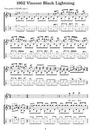 Vincent black lightning 1952 bluegrass. Vincenttab Sing Out