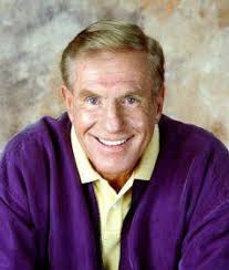 Jerry and Dick Van Dyke with their dad Loren in Danville, Illinois.