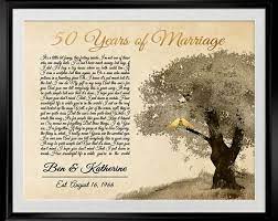 To all of those about to celebrate their golden wedding anniversary we'd like to send our best wishes. Stunning 50th Anniversary Gift Idea Gifts For Parents Etsy 50th Anniversary Gifts Anniversary Gifts For Parents 50th Anniversary