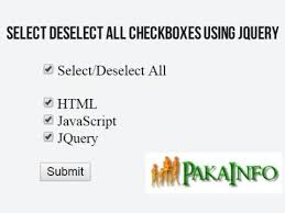 Check All Checkboxes In Html Table Using Jquery Jquery Html Javascript Javascript