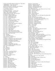 2004 04 16 thomas & mack center las vegas, nv part 2. Jukebox Song List Dj Entertainment