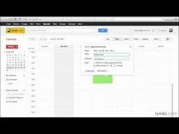 Google Calendar Tutorial Creating Appointment Slots Lynda Com Youtube Interactive Calendar Calendar Time Google Calendar