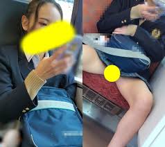 青チェック】対面のJKのパンツと逆さセット【JK】｜PALPIS（パルピス）