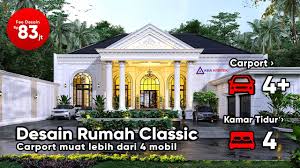 Perlu kalian ketahui, bagi sebagian orang. Desain Rumah Mewah Classic 1 Lantai Di Lahan 60 X 25 Meter Youtube