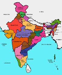 Regions list of india with capital and administrative centers are marked. List Of States Union Territories And Their Capitals And Languages In India