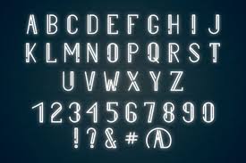 Websites, social media, blogs, ebooks. Multicolored Vector Neon Type Graphic By Kirill S Workshop Neon Graphic Illustration Vector