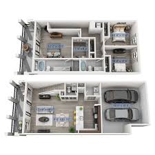 850 Boca Luxury One Two Three Bedroom Apartments Townhomes In 2020 Minimalist House Design Floor Plan Design House Blueprints