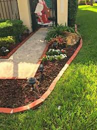 Argee 25 Ft Decorative Plastic Brick Edging Rg825 The Home Depot Brick Garden Edging Brick Edging Garden Edging