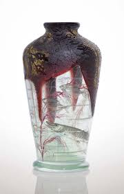 Daum A Poissons Dans La Riviere Vase Circa 1898 20th Century All Other Categories Of Objects Christie S Daum Glass Art Lalique