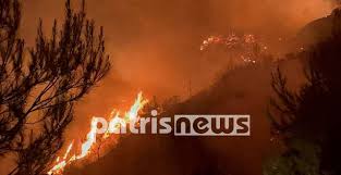 Φωτιά τωρα στη βραυρώνα πάρος: Fwtia Twra Sthn Hleia Stis Floges H Perioxh Ths Koryfhs Newsbomb Eidhseis News