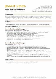 Our company is looking for a relationship manager to join our team. Senior Relationship Manager Resume Samples Qwikresume