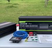 Novopal 1500 watt Pure Sine Wave Power Inverter DC 12V to 110V/120V  Converter 4 AC Outlets Car Inverters with USB Port 16.4 Feet Remote Control  and ...