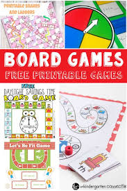 Free Printable Board Games For Kids Fun Winter Break Activity On A Budget That Will Keep C Printable Board Games Free Games For Kids Printable Games For Kids