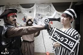 The history of halloween is a long and fascinating one! Picture Fb Starcast Bangtan Room Halloween Chapter 141103