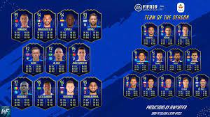 This is how the serie a tots could look like (source: Fifa 21 News On Twitter Fifa19 Serie A Tots Predictions By Wysefifa Updated Predictions For Other Leagues Here Tots Https T Co Qle473ew2b Https T Co Sj5rqsxxv9