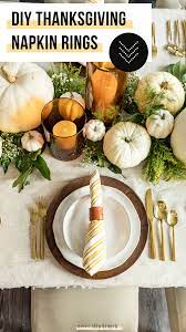 Diy Thanksgiving Napkin Rings Polymer Clay Tutorial Never Skip Brunch Thanksgiving Table Settings Thanksgiving Table Place Settings Thanksgiving