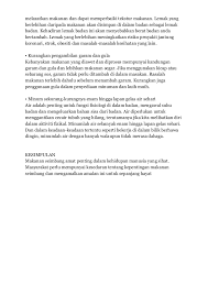 Biasanya ia terjadi tanpa disedari oleh seseorang individu akibat amalan pemakanan yang tidak sihat. Makanan Seimbang