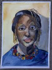 Watercolor Painting Modernism Women Art Paintings