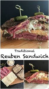 Traditional Reuben Sandwich Recipe Reuben Sandwich Reuben Sandwich Recipe Corned Beef Sandwich