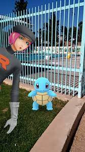 Pokemon Go Team Rocket Grunt And Squirtle Team Rocket Grunt Pokemon Team Rocket