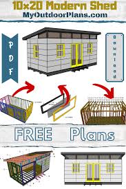 Maybe you would like to learn more about one of these? 10x20 Modern Office Shed Plans Shed Plans Diy Shed Outdoor Sheds