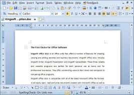 Kingsoft Wps Office Free Microsoft Office Alternative For