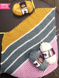 How to block your knitting by washing. How To Knit A Diagonal Rectangle Make A Blanket In 5 Days Smiling Colors