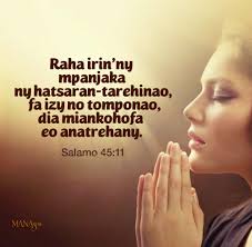 Mofonaina anio Talata 17 Desambra 2024 Manetry tena ny mpino Genesisy 32 :  10