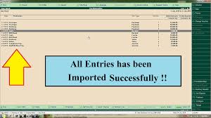The exceluploadforvoucher.xls workbook is the peoplesoft spreadsheet voucher import user interface. Excel To Tally Part 3 Import Purchase Sales Journal Contra Payment Receipt Entries Excel To Tally