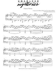 Unsolved Mysteries Classic Theme –Gary Malkin, Michael Boyd Sheet Music for  Piano (Solo) easy | MuseScore.com