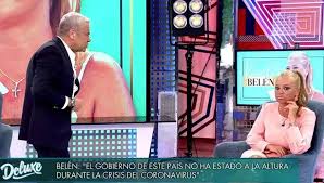 Jorge Javier en un momento de tensión en "Sálvame"