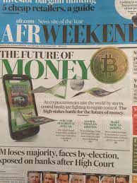 A study of bitcoin's historical price data reveals that some of the biggest price changes occurred over the weekend, according to a cnbc report citing data from coinmarketcap.com. Australian Financial Review Weekend Edition Features Cryptos And Bitcoin As The Main Cover Article Pages Of Related Articles Inside Bitcoin
