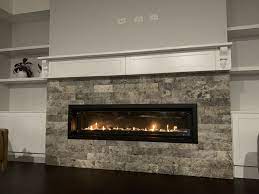 gas fireplace stone feature wall fireplace fireplace feature wall