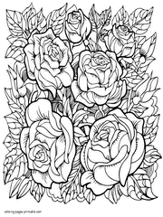 Check spelling or type a new query. 130 Flower Coloring Pages For Adults Free