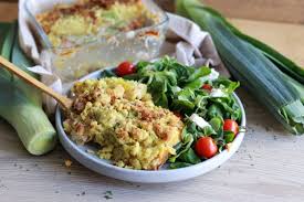 Crumble Sale Saumon Poireaux Saumon Poireaux Crumble Sale Crumble