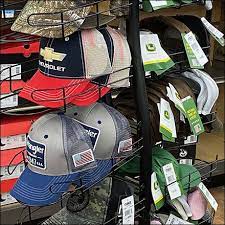 Freestanding Ball Cap Tray Tower Fixtures Close Up In 2021 Ball Cap Cap Display Cap
