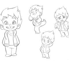 Kid Cartoon Drawing Drawn Toon Kid Pencil And In Color Drawn Toon Kid Download Colouring Pages Cartoon Drawings Cartoon Kids Drawings
