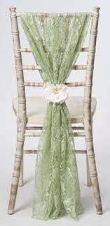 Maybe you would like to learn more about one of these? Sage Chiavari Chair Cover Wedding Lace Vertical Drops