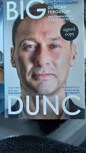 Arrived yesterday can't wait to read BIG FERGUSON AUTOBIOGRAPHY DUNCAN WITH  FOREWORD BY CARLO ANCELOTTI signed copy 'One of life's 'Adiamondofa α 'A  diamond of a good goodguys' guys' human being' ALAN