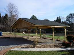 24x24 Post Framed Carport Shedplans Carport Plans Wooden Carports Diy Carport