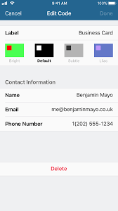 District attorney cy vance jr. Visual Codes Qr Code Generator For Iphone And Ipad