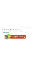 Nr 509 Week 1 Shadow Health History Assignment Health History Health History