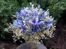 Arredamento Per La Casa Blu Brillante E Bianco Dried Flower Bouquet Mazzo Scozzese Di Cardo Blu Con Lagurus Fiori Selvatici Bouquet Di Fiori Secchi Dried Flowers Dried Flower Bouquet Natural Bouquet