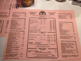 Menu Picture Of Sanders Steakhaus Nuremberg Tripadvisor