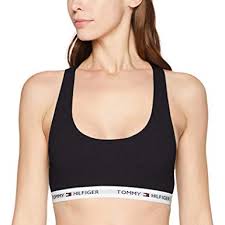 Tommy Hilfiger Womens Cotton Iconic Sports Bra Size 12